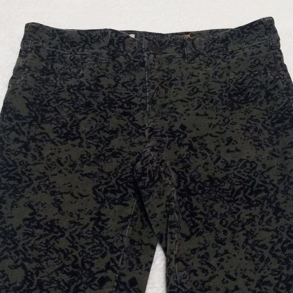 Anthropologie Pilcro and the Letterpress Serif Green & Black Corduroy Pants - Picture 8 of 16